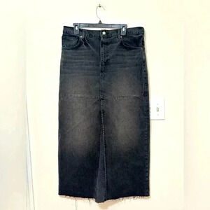 Reformation Jeans Tazz‎ Maxi Denim Skirt 31